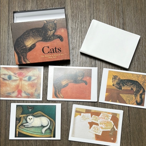 Vintage Cats (Note Cards) - Museum of Modern Art 5 Drawings - 20 Total Cards - Picture 1 of 10